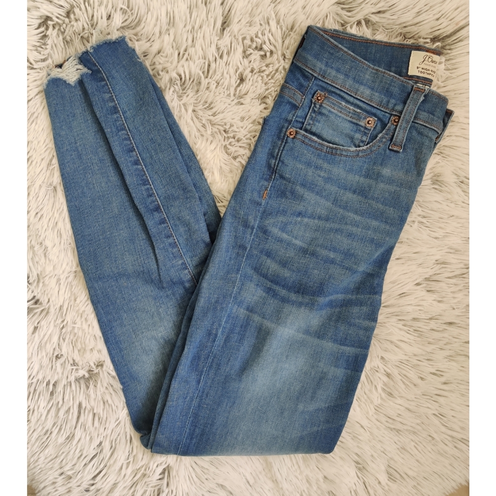 J.Crew High-Rise Toothpick Jean